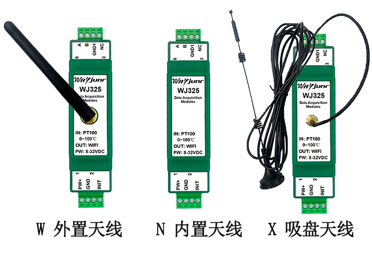 電阻電位器電子尺轉(zhuǎn)網(wǎng)絡(luò)Modbus TCP和MQTT，WiFi采集模塊 WJ323